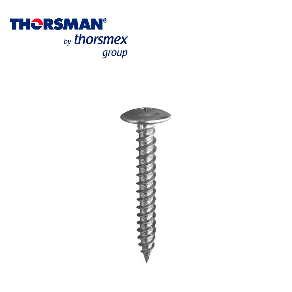 Thorsman Tornillo Galv. 10x1.5 Pulgadas, Acero Galvanizado, Temp. -20 a +80°C