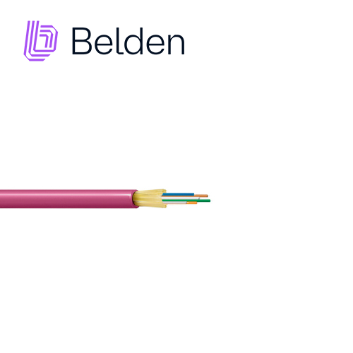 Belden Fibra Óptica Interior Multimodo FI4D006R9, 6 Hilos OM4, 500 Metros