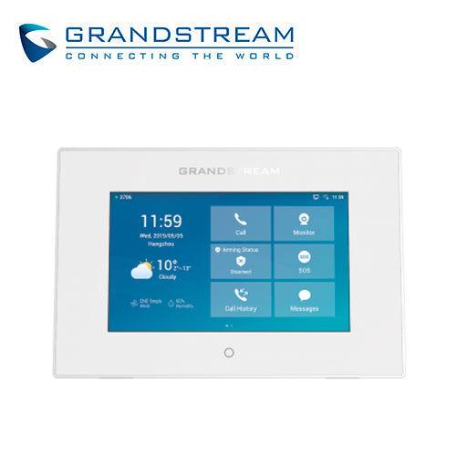 Grandstream GSC3570 Pantalla Táctil 7" 4 Cuentas SIP, WiFi Doble Banda 802.11 AC, 2 Puertos 10/100Mbps