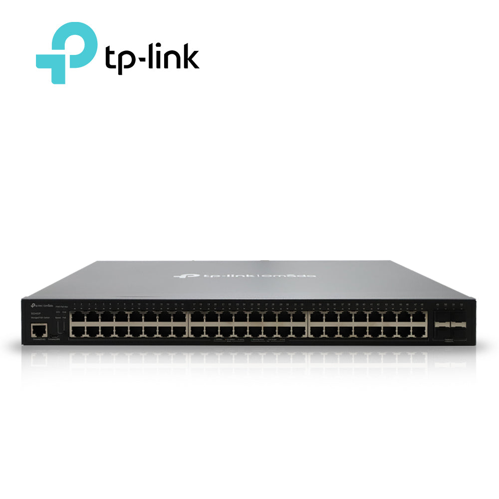 TP-Link Switch Administrable SG3452P, 48 Puertos RJ45 PoE 10/100/1000 Mbps, 384W PoE Total