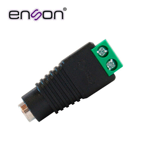 Enson Conector De Corriente ENS-FC01 Tipo Jack 3.5 mm, 2.1 x 5.5 mm, Polarizado