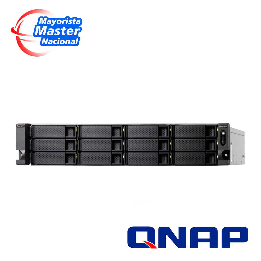 QNAP Servidor NAS TS-H1886XU-RP-R2-D1622-32G, Intel Xeon D-1622, 32GB RAM, 12 Bahías SATA 3.5"