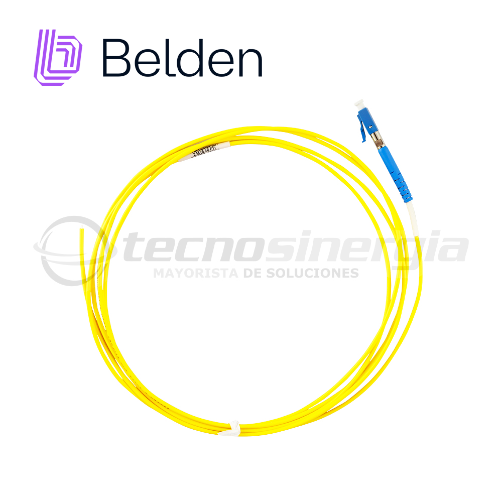 Belden Pigtail Fibra FTSLC2MMPS01 Monomodo LC Simplex OS2, 2 mm, 1.5 m