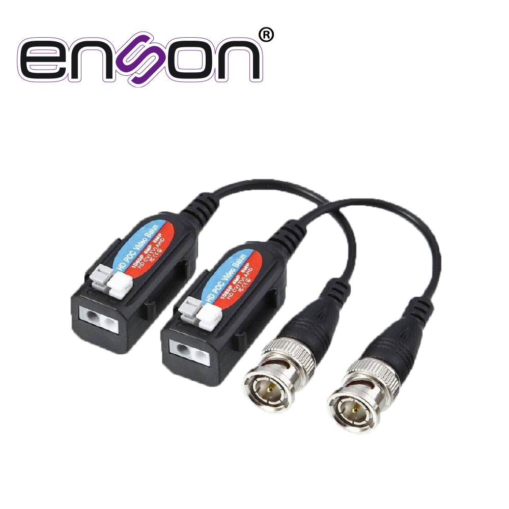 ENSON Transceptor Pasivo 4K ENS-VT4K, Soporta Resoluciones 720P-4K, Protección Contra Sobretensiones