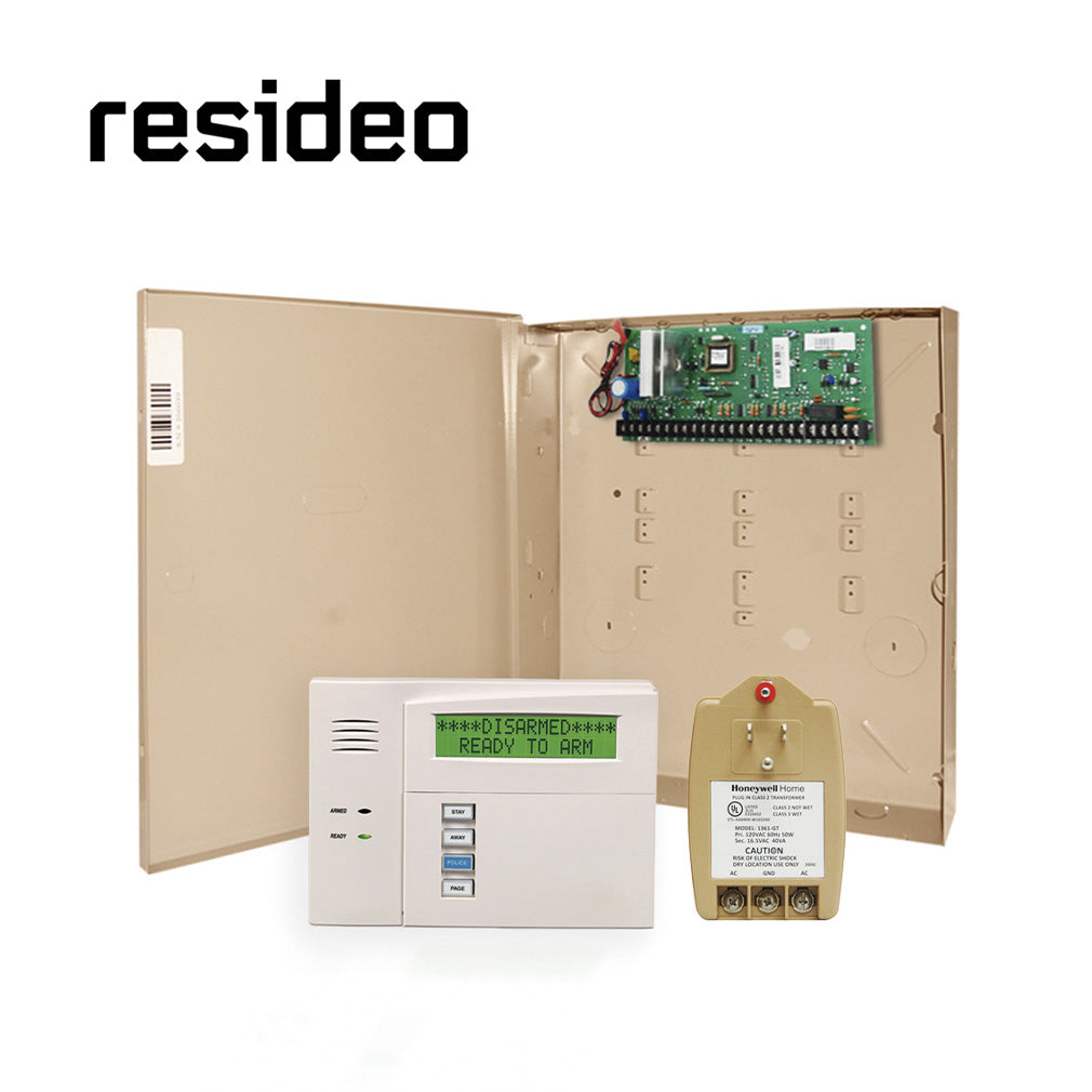 Resideo Kit V48T60RFCBT Panel Vista48, Teclado RF 6160RFC, 40 Zonas, Alfanumérico