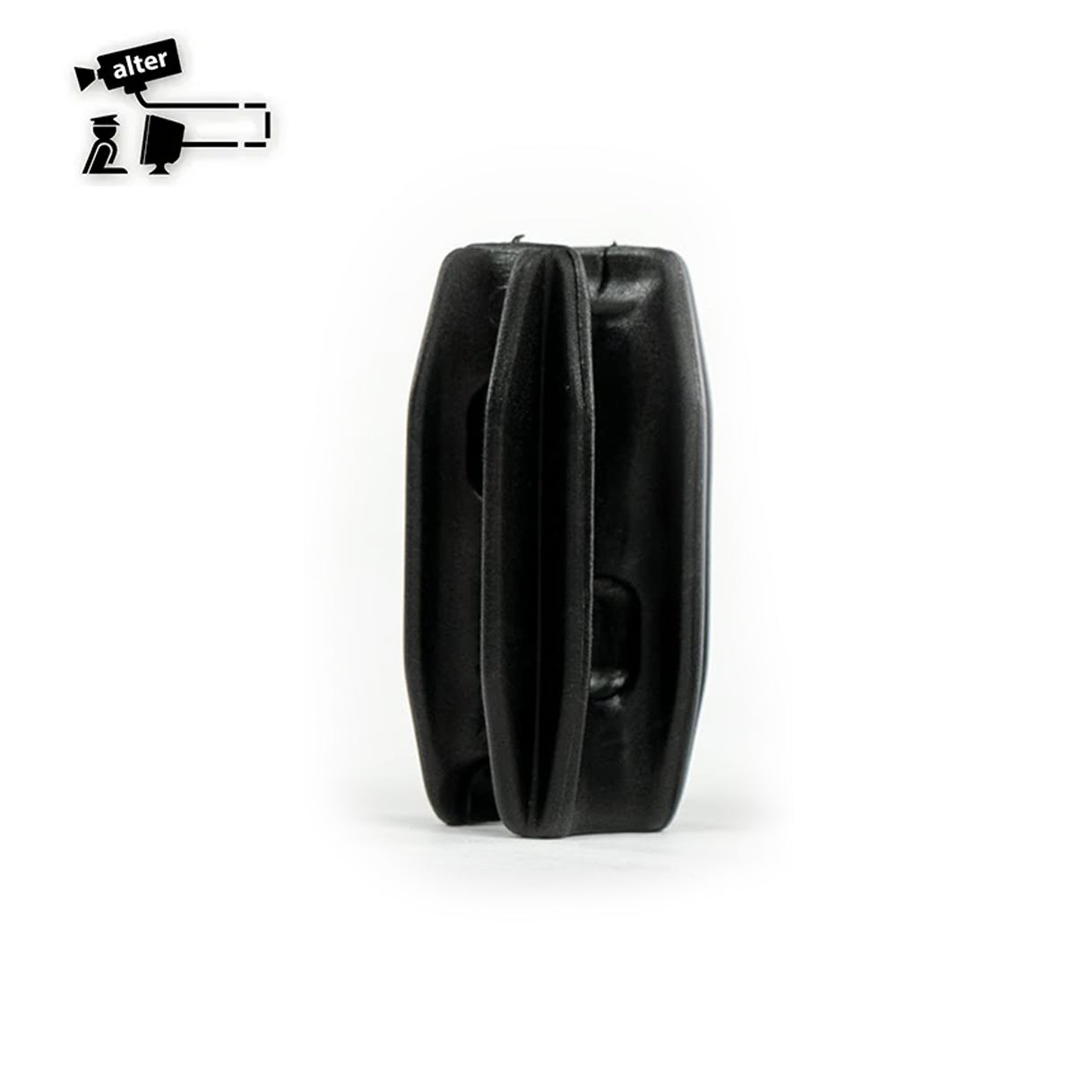 Alter Aislador de Esquina ALT-AIS3 Negro, Para Poste de 1/2" o 3/4", Ideal para Cercas Electrificadas