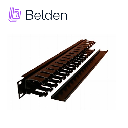 Belden Organizador Horizontal 9512-1901, 1U, Con Tapa, Producto Empresarial