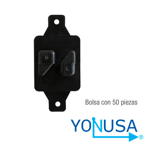 Yonusa AIS01 accesorio o pieza para cerca eléctrica Aislador Negro Policarbonato (PC), Polipropileno