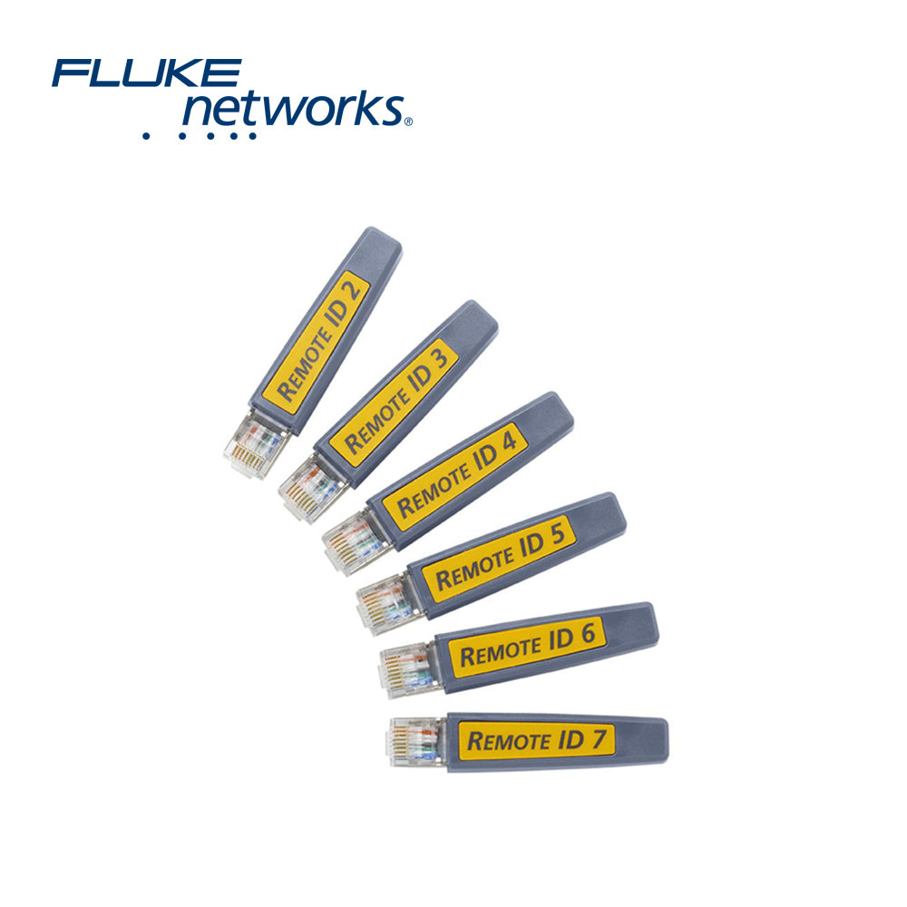 Fluke Networks RemoteID-Kit, Ideal Para MS-POE, Identificadores 2-7
