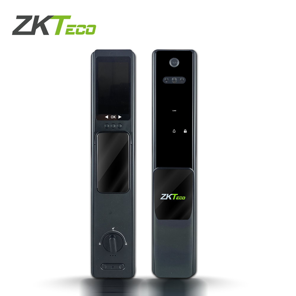 ZKTECO Cerradura Inteligente HBL400, Reconocimiento Facial 50 Rostros, WiFi, App ZSmart