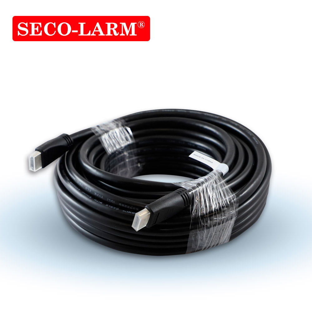 SECO-LARM Cable HDMI 15m MC-1130-50FQ, Soporta 4K HDR, CL3, UL