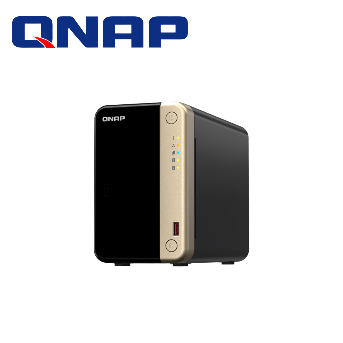 QNAP NAS TS-264-8G-US, 8GB RAM, Intel Celeron N5105, 2 Puertos LAN 2.5 GBE