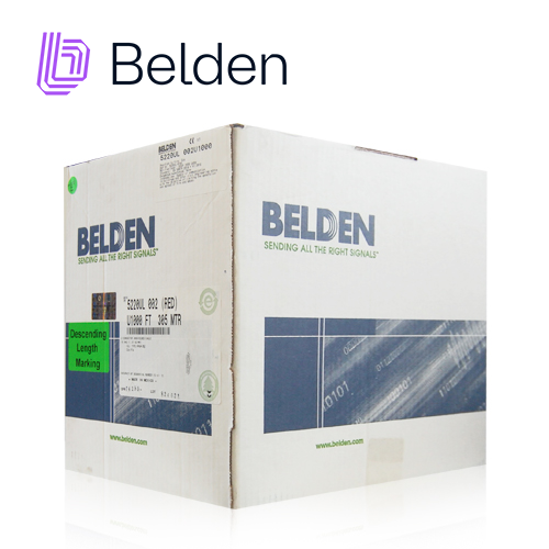 Belden Cable de Alarma Contra Incendios 5220UL 002U1000, 2 Conductores, 16 AWG, PVC, 1,000 Pies