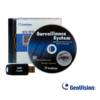 Geovision Licencia Software GV-NVR 02 ONVIF, 2 Canales, USB