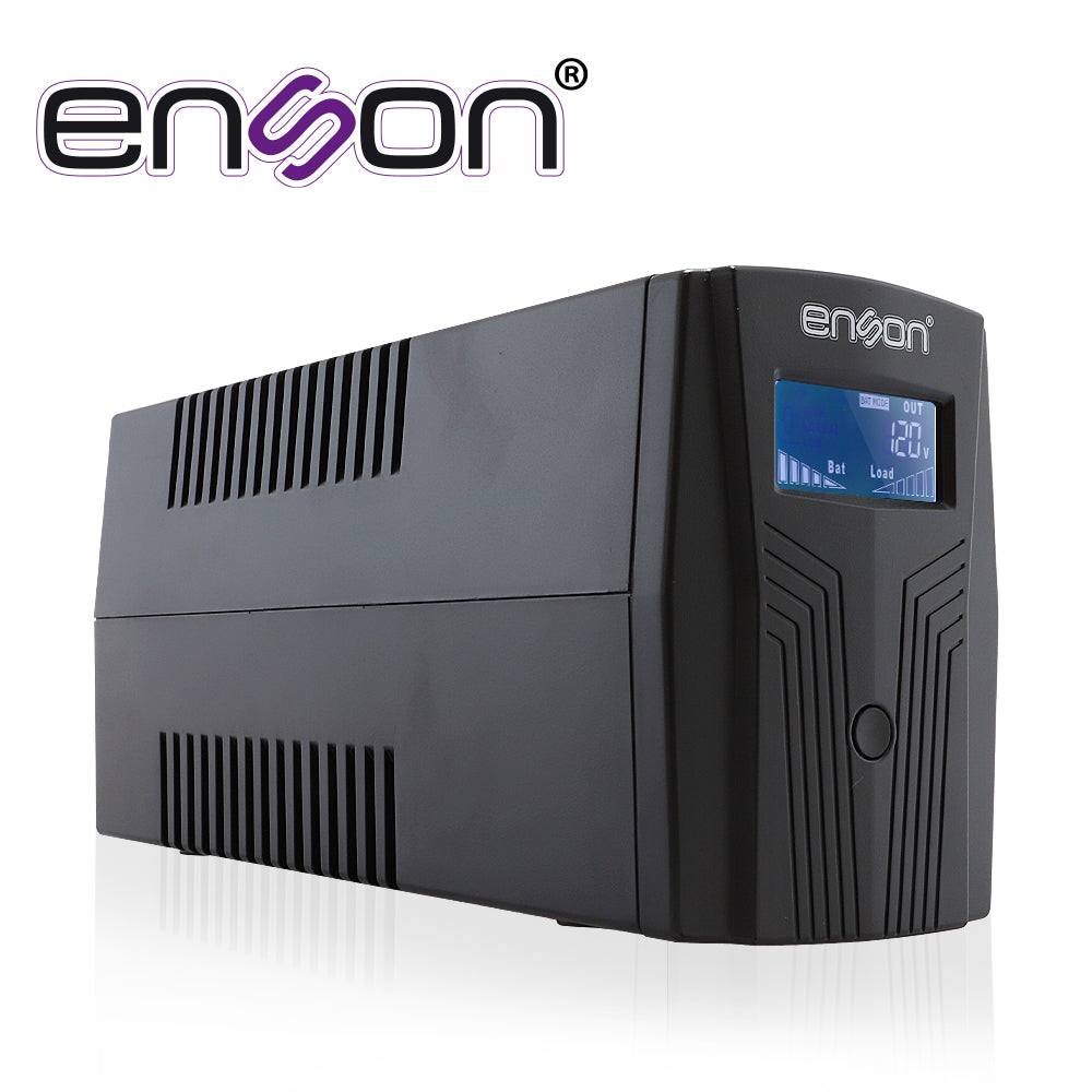 Enson No Break UPS Tipo Torre ENS-EA280 800VA/480W, 6 Contactos, Pantalla LCD