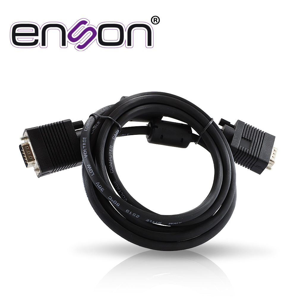 Enson Cable De Video VGA ENS-VGACB2 1.8MT, Macho-Macho, 1920x1080p, 60Hz