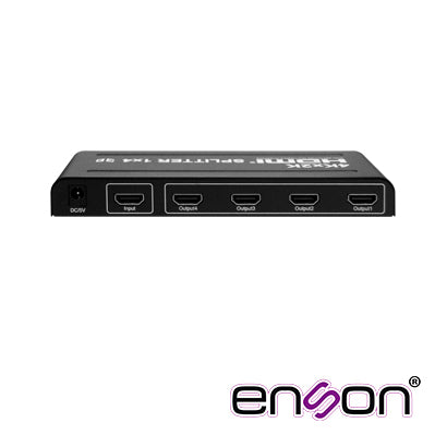 Enson Distribuidor HDMI ENS-HDMI14, 1 Entrada, 4 Salidas, 5V PoE