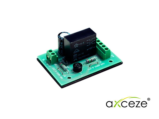 AXCEZE Módulo Relevador AX-RELAY6, 11-30VDC, 5A, Doble Salida