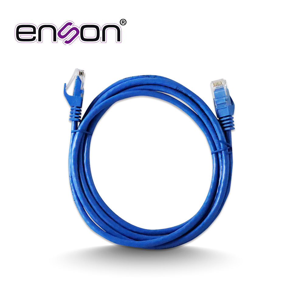 Enson Patchcord UTP P6A021L Cat6A 210cm, 100% Cobre, Ideal para Racks