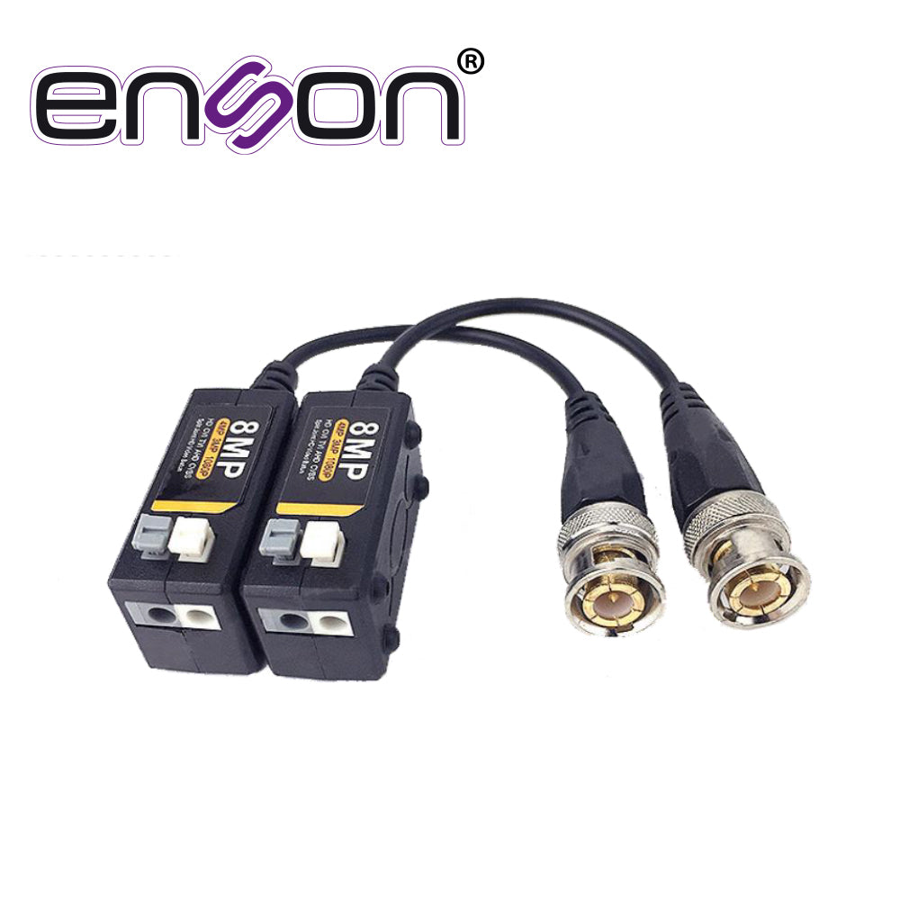Enson Transceptor Pasivo HD ENS-VT500, Soporta Resoluciones 720P-8MP, Conexión Push-In