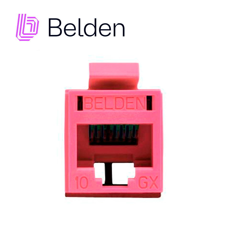 Belden Conector Modular Jack RJ45 CAT6A RVAMJKUTR-S1, T568A/B, 23-24 AWG