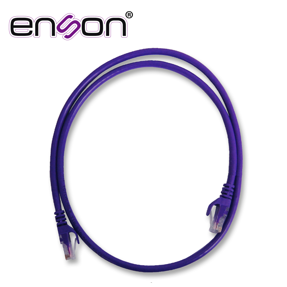Enson Patchcord UTP P6009P Cat6 90cm, 100% Cobre, Rack Compatible