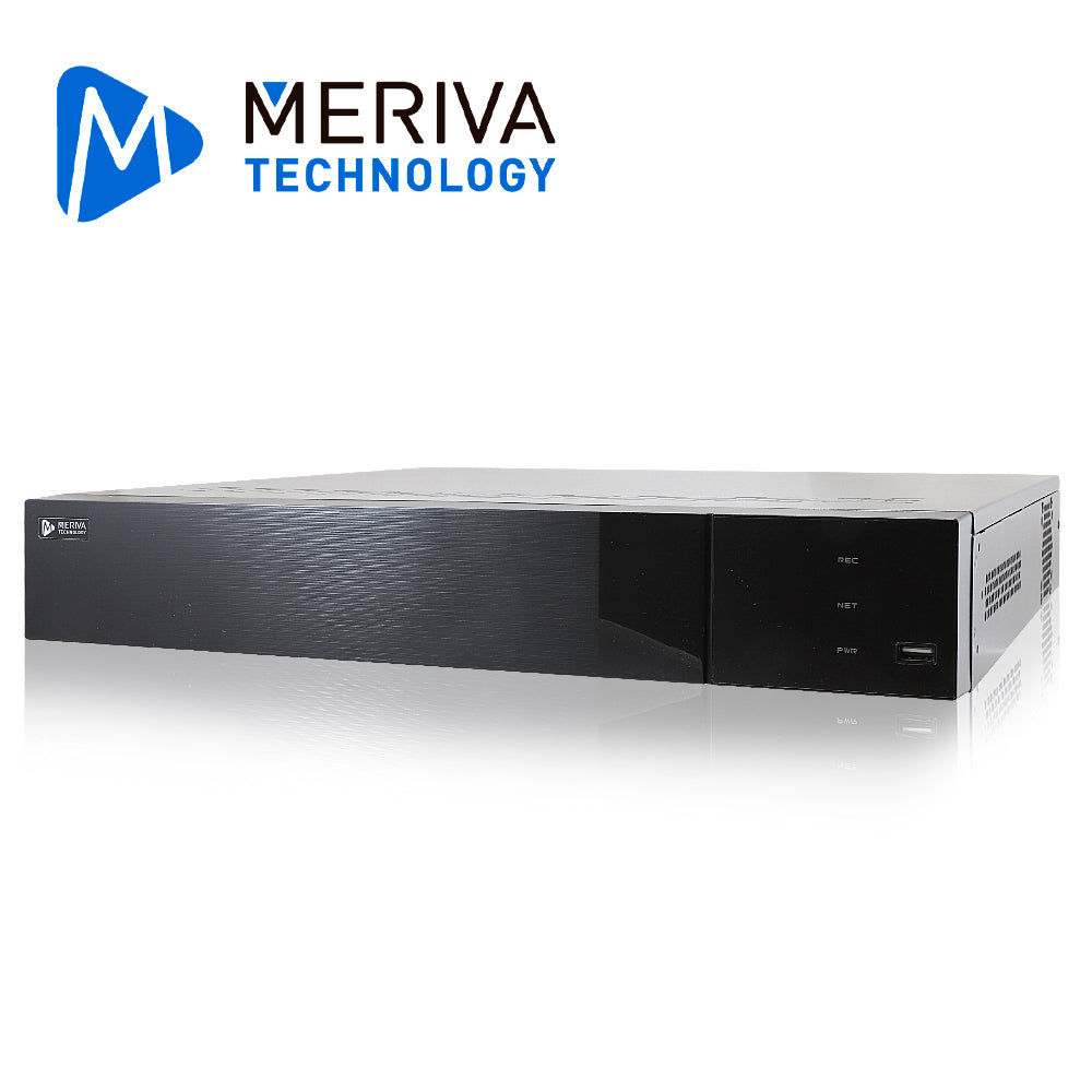 Meriva Technology NVR 16CH IP MNVR-1716-16P, 4K, 16 Puertos PoE, HDMI/VGA