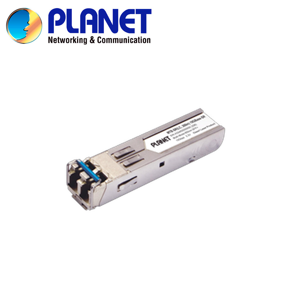 PLANET Transceptor Fibra Óptica MTB-TSR, 10Gbps, 300m, Conector LC, 850nm
