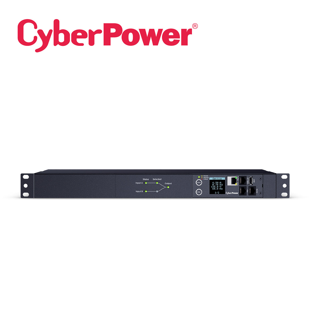 CyberPower PDU44001 Rack 1U 15A, 100-120V, 50-60Hz, 10x NEMA 5-15R