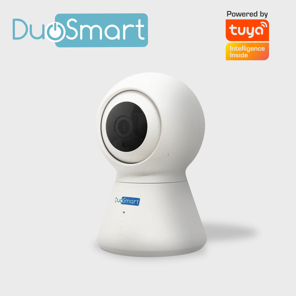 DUOSMART Cámara Inteligente E20, Full HD 1080P, WiFi 2.4 GHz, Audio Bidireccional