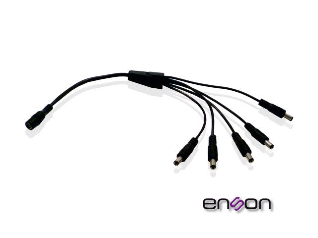 Enson Distribuidor Tipo Pulpo ENS-DC15, 1 a 5 Canales, Ideal para CCTV, PoE