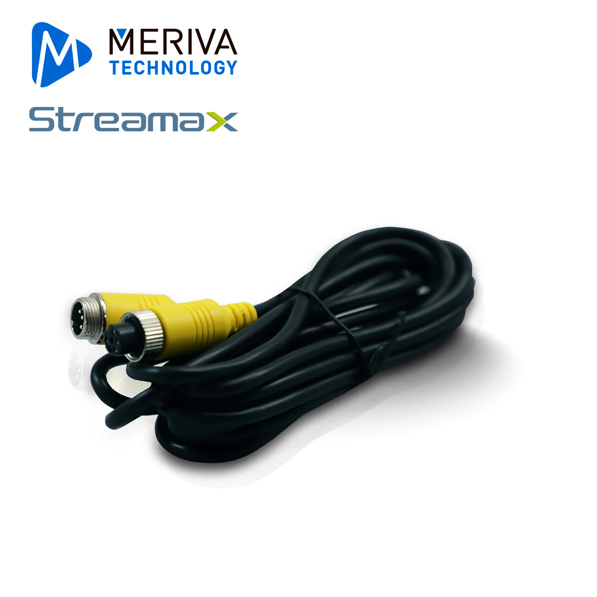Meriva Technology Cable Tipo DIN de Aviación 6 Pines 3 Metros, Compatible DVRs