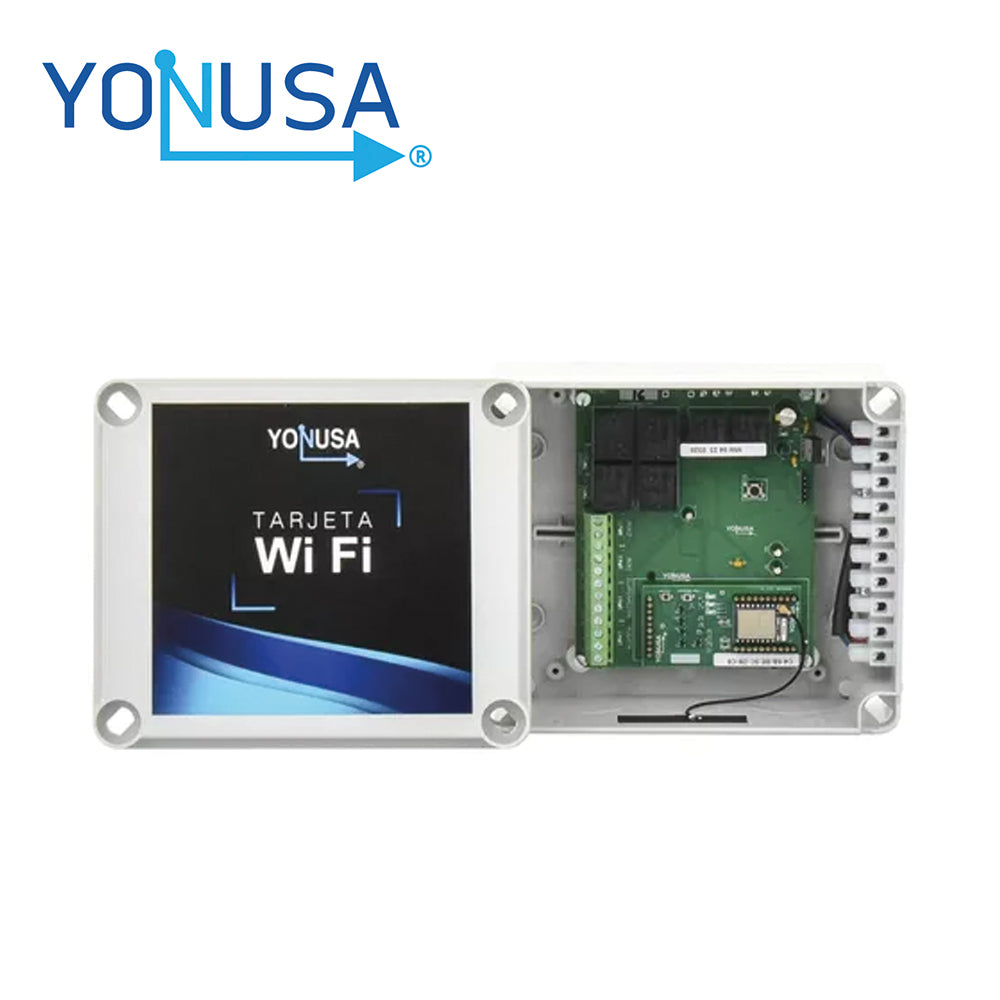Yonusa Comunicador Wi-Fi WI-02, Configuración App, Compatible Kit Alerta Sísmica