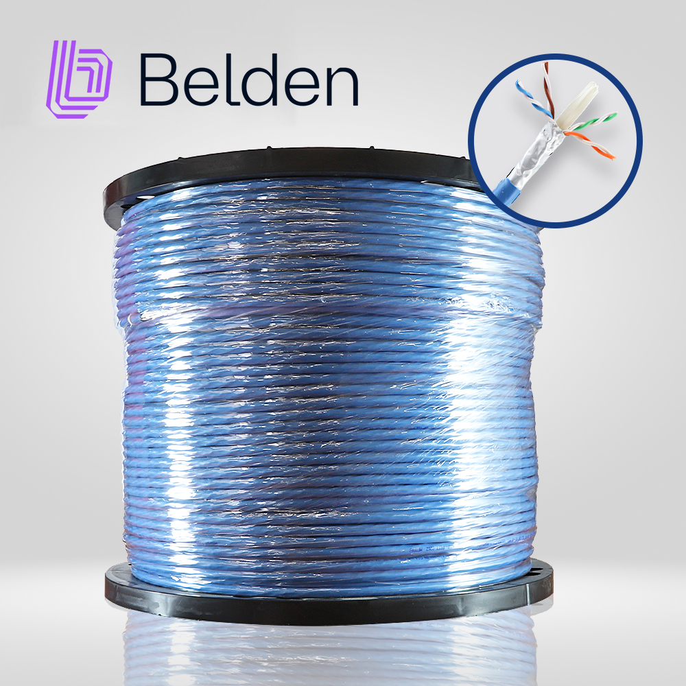 Belden Cable UTP Cat6A 10GXW12 500MHz, 4 Pares, 23 AWG, CMR