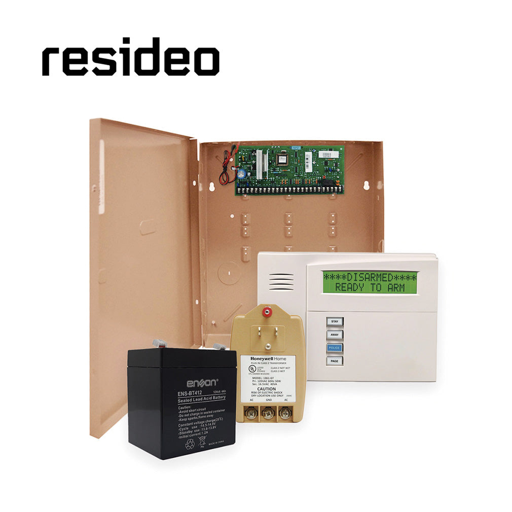 Resideo Kit Intrusión Inalámbrico V48T60RFCBT, Panel Vista48LA, Teclado 6160RFC