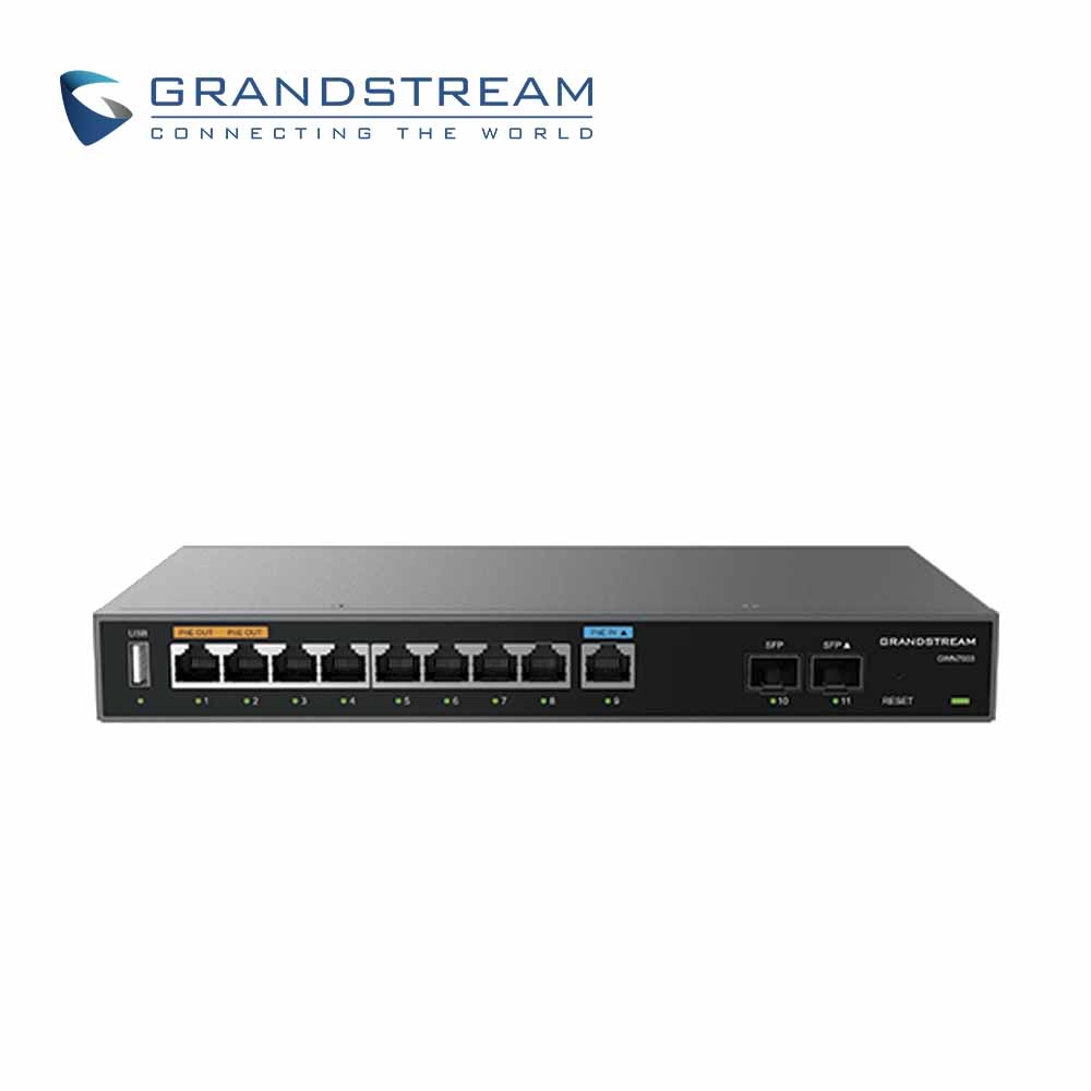 Grandstream Router Firewall GWN7003, 9 Puertos 10/100/1000 Mbps, 100 Túneles VPN, PoE