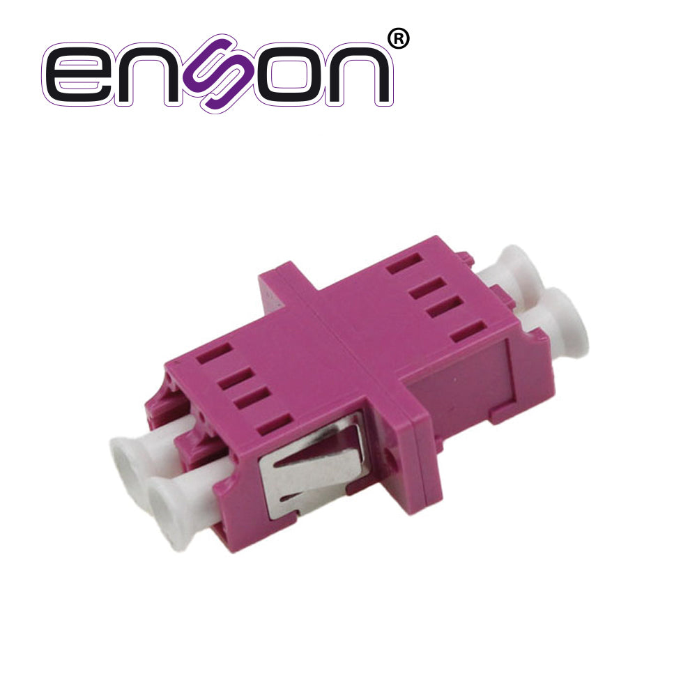 Enson Conector Modular de Fibra Óptica ENS-LCUPC-OM4, Duplex LC-UPC, 10 Gbps, 850 nm, OM4