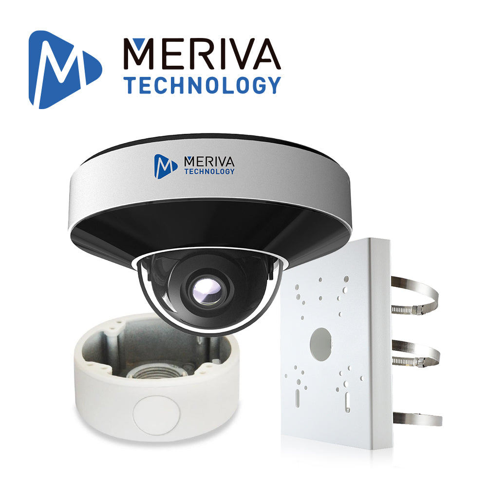 Meriva Technology Kit Domo IP 6MP MFD600PKIT, Lente Fijo 2.8mm, Conexión PoE