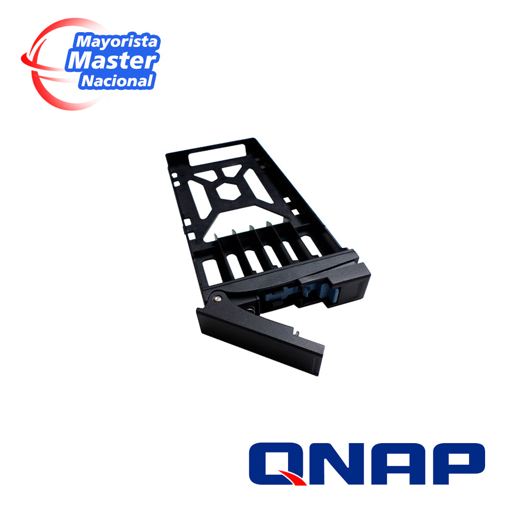 QNAP SSD Tray TRAY-25-NK-BLK01, Para 2.5" Drives, Sin Llave, Plástico