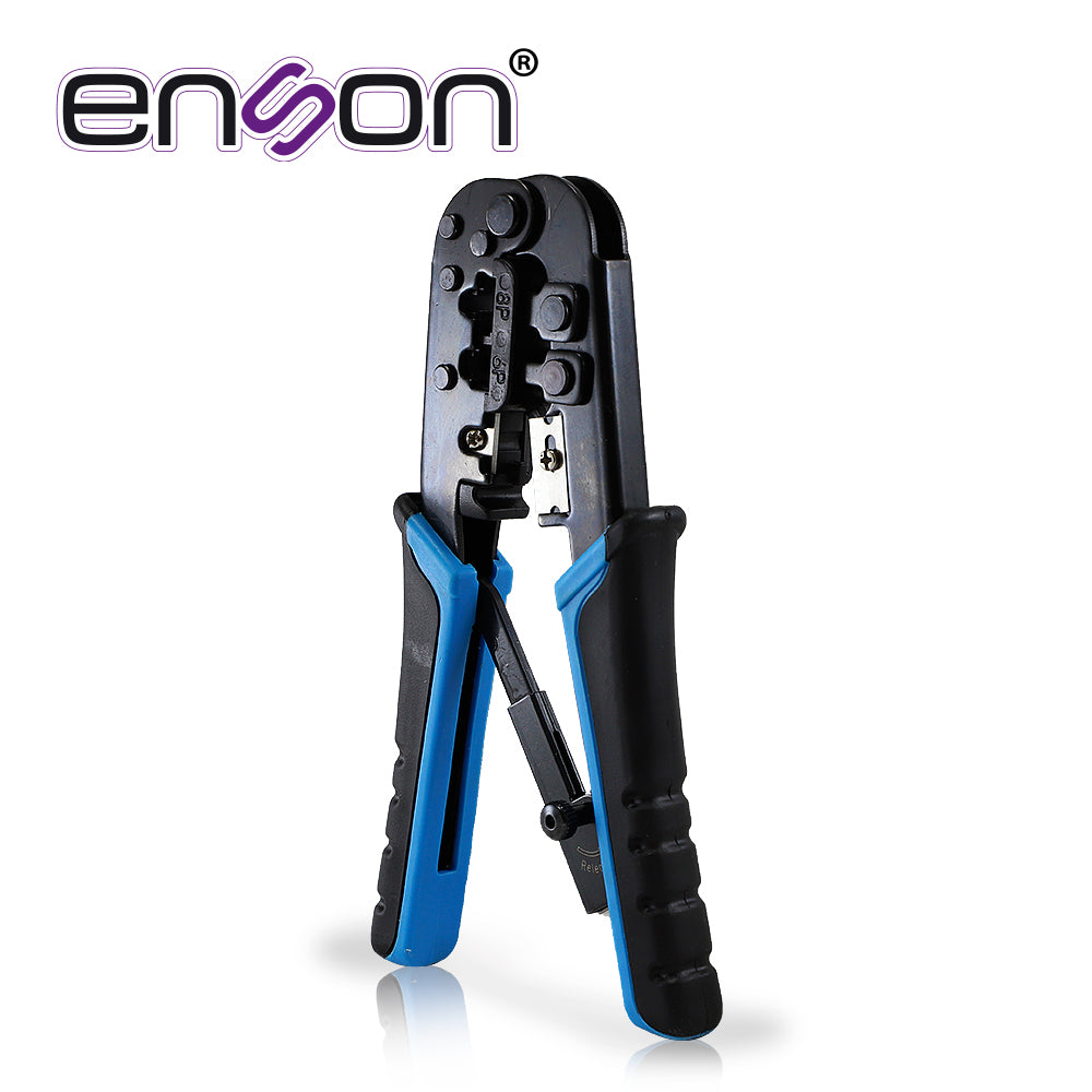 Enson Pinza Ponchadora RJ45 ENS-NT02, 8 Pines, Navaja de Corte, Compacta