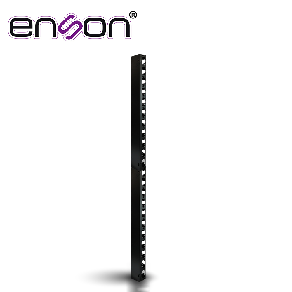 Enson Organizador Vertical ENS-VM25U, 25U, Metal, Tapa Removible, Acceso a Cableado