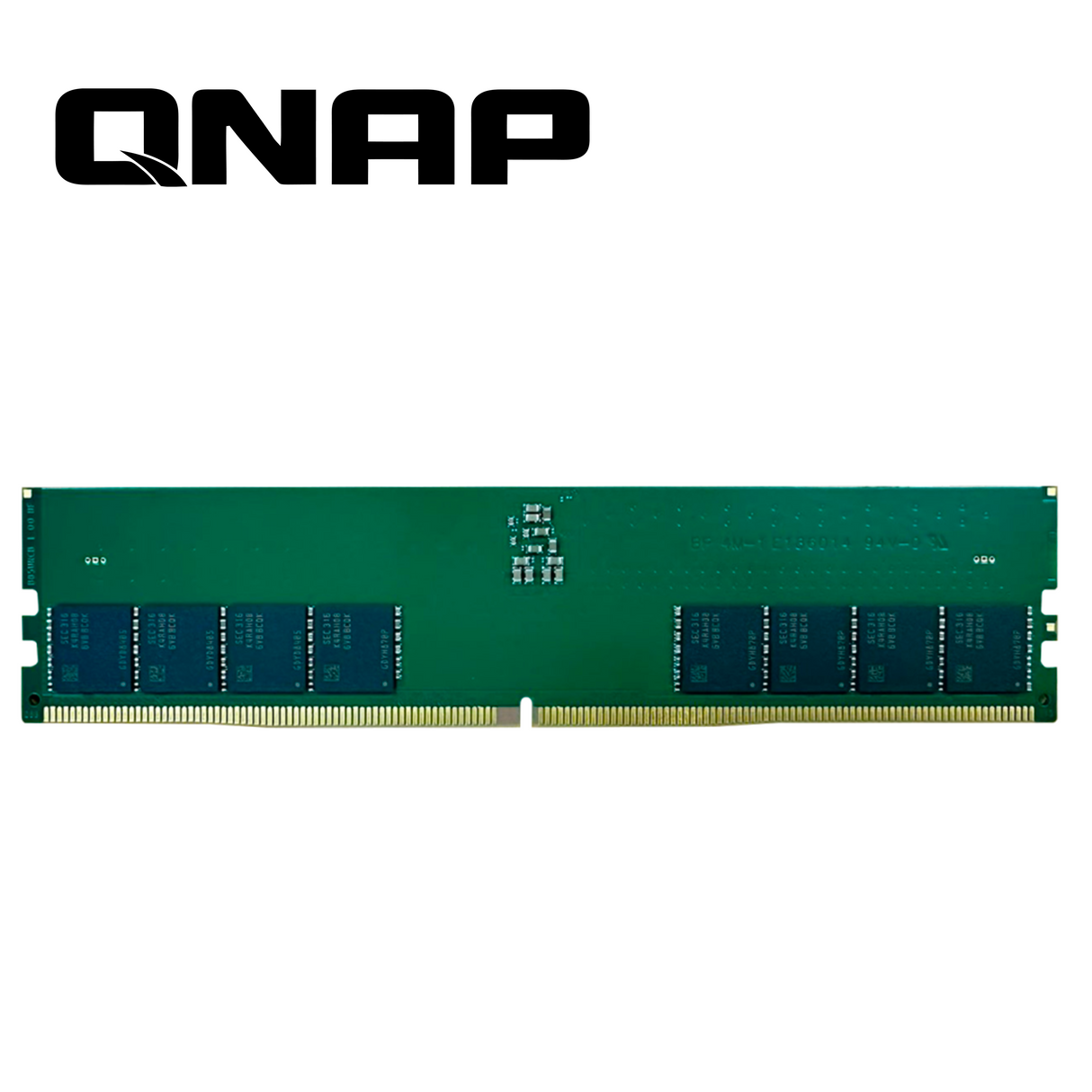 QNAP Memoria RAM 32GB DDR5 ECC 4800 MHz UDIMM, Modelo RAM-32GDR5ECT0-UD-4800