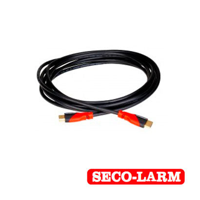 SECO-LARM Cable HDMI MC-1130-03FQ 1m, Soporta 4K HDR, Clasificación UL CL3