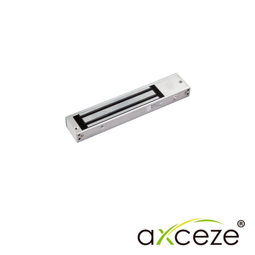 AXCEZE Chapa Magnética Electroiman AX-M620T, Fuerza 600LBS, Temporizador, Compatible con Accesorios M620
