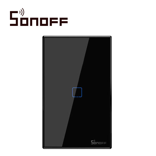Sonoff Apagador de Pared T3US1C, WiFi 2.4GHz, 1CH, Compatible con Alexa