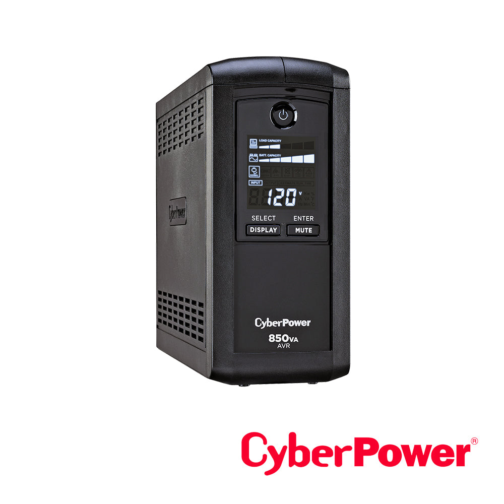 CyberPower No Break CP850AVRLCDA, 850VA/510W, 5 Contactos con Respaldo, USB