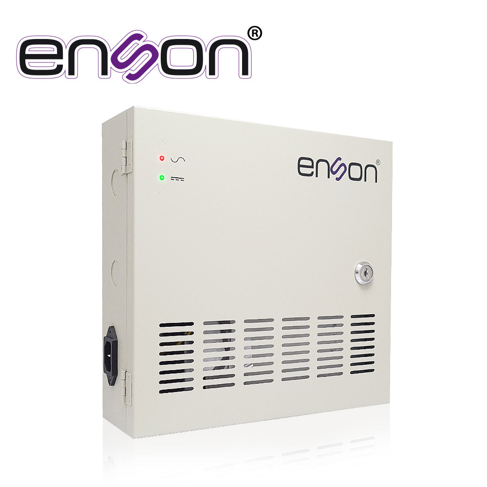 Enson Fuente De Poder Tipo Caja PSB-20A-1218 12VDC 20A, 18 Canales 1.1A