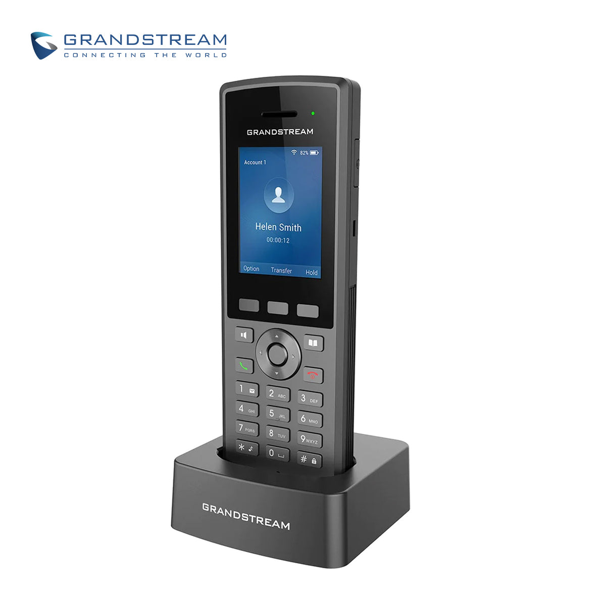 Grandstream Teléfono IP WP825, 2 Cuentas SIP, Bluetooth, IP67, 2.4GHz/5GHz