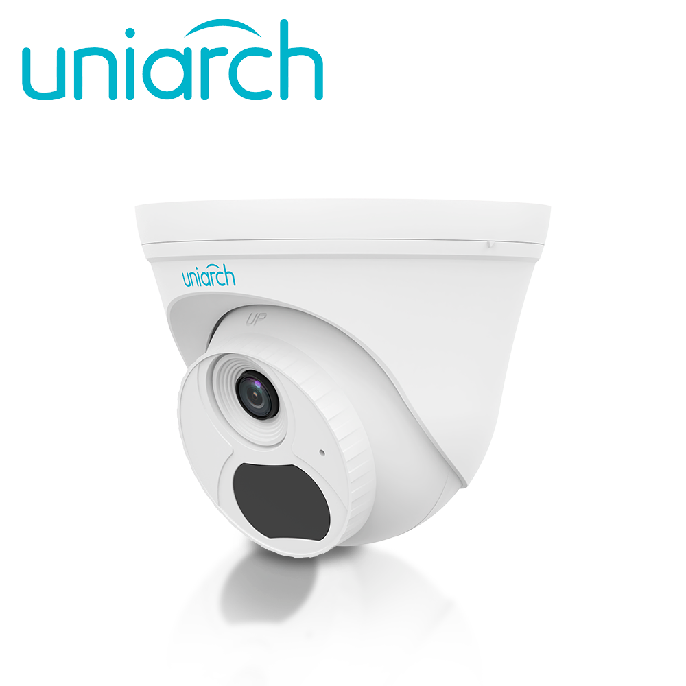 UNIARCH Cámara IP Domo IPC-T134-AF28-ECO, 4MP, Lente 2.8mm, IR30m, PoE