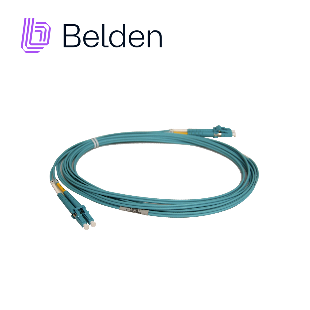 Belden Jumper de Fibra Óptica FP3LDLD003M, 50/125 Micras, 3 Metros, OM3